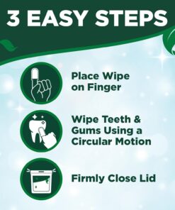 Vet's Best Finger Dental Wipes for Dogs and Cats – Oral Care Wipes for Teeth Cleaning, Fresh Breath, and Tartar Control – Gentle Finger Pads for Pet Dental Hygiene and Plaque...