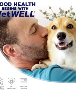 VetWELL Ear Cleaner for Dogs and Cats - Otic Rinse for Infections and Controlling Ear Infections and Odor in Pets - 8 oz (Cucumber Melon)