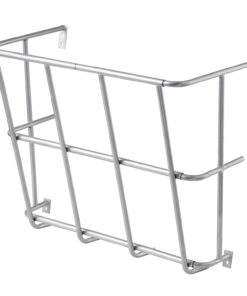 VEVOR Livestock Feeder, 18.5 Gallons Large Capacity, Heavy-Duty Steel Goat Hay Rack, 24.4