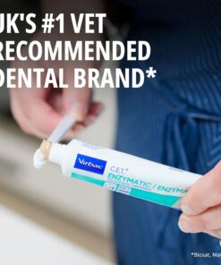 Virbac C.E.T.® Enzymatic Toothpaste| Tartar & Plaque Control for Fresh Breath | Pet Dental Care Toothpaste | Poultry Flavor, 2.5 oz