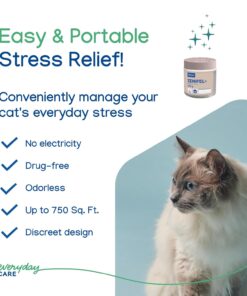 Virbac ZENIFEL™ Gel Diffuser | Managing Stress-Related Behaviors in Kittens & Cats - No Electricity Needed - Lasts Up to 2 Months