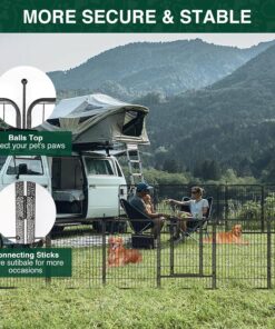 VISCOO Dog Playpen Outdoor, 16 Panels 40