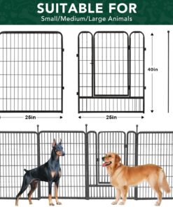 VISCOO Dog Playpen Outdoor, 16 Panels 40