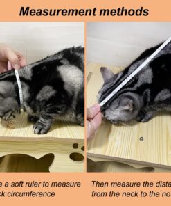 Vivifying Cat Cone Collar– 3 Sizes Lightweight Soft Edge Recovery Cone for Cats, Adjustable Plastic Elizabethan Anti-Lick E-Collar for Post-Surgery Protection (Small)