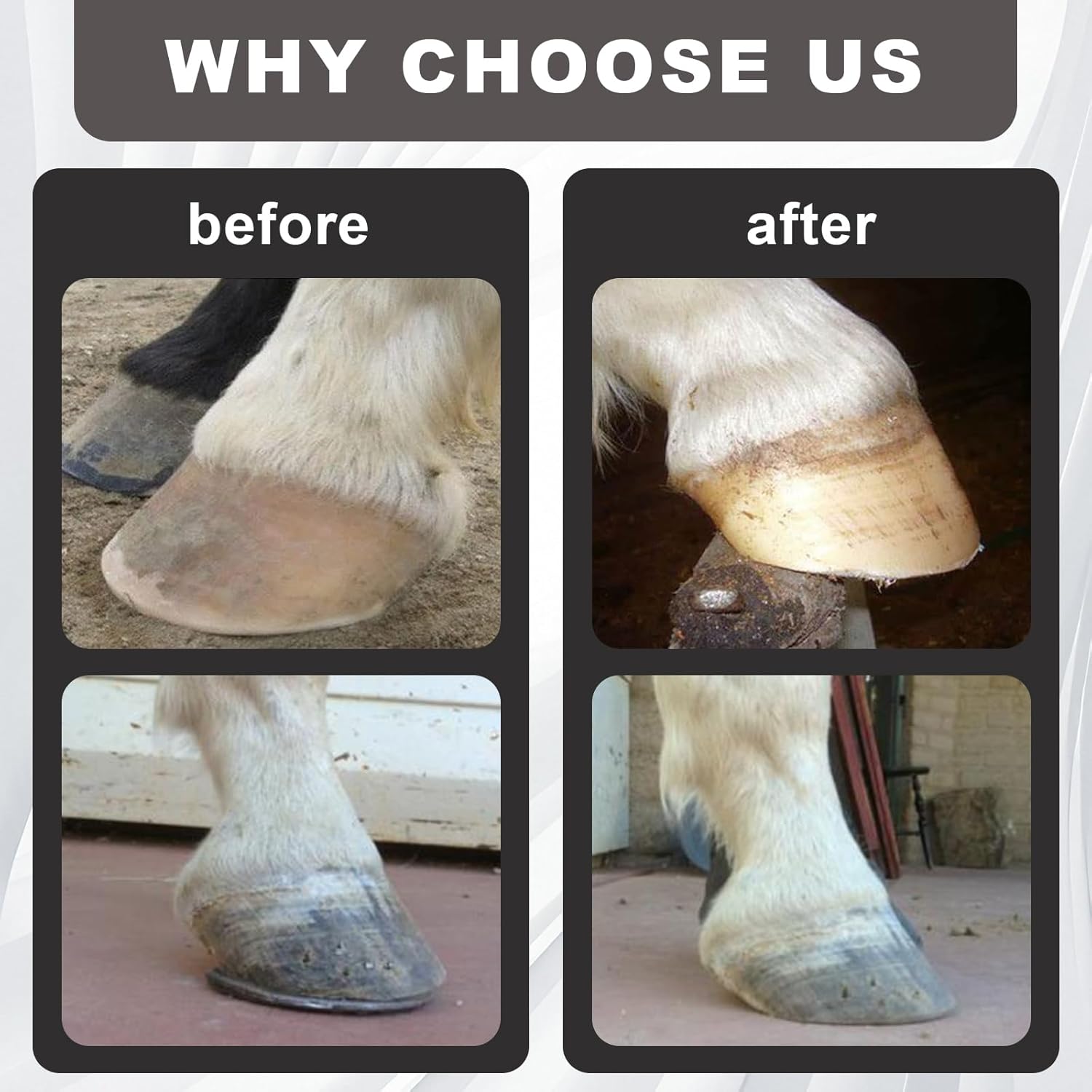 Wadoy Mini Hoof Rasp for Horses, Farrier Rasp for Goat Feet Hooves, Portable Hoof Trimming Tool, Ergonomic Grip to Removes Excess Hoof for Foals, Goats, Ponies & Donkeys Other...