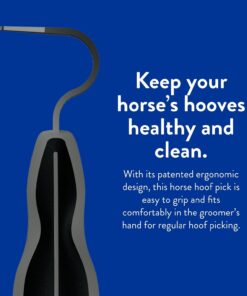 WAHL Professional Animal Equine Grooming Horse Hoof Pick (#858710) - Horse Hoof Pick for Grooming - Ergonomic, Comfort Rubber Handle - Horse Cleaning Tool - Black