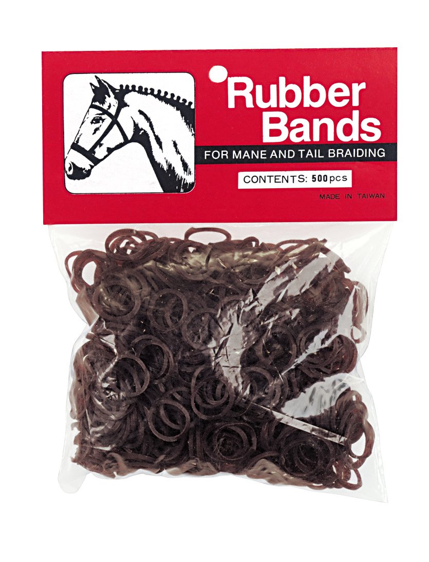 Weaver Leather Rubber Bands, Brown