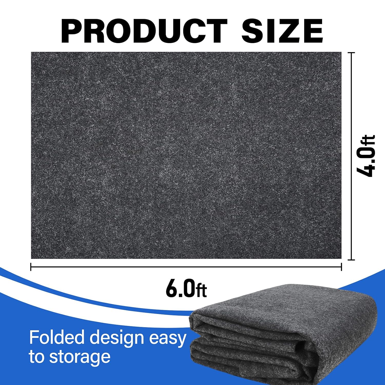 Wibeelee 4 x 6ft Horse Stable Mat Non-Slip Floor Mat,Cuttable Lightweight Mat for Horses Livestock,Durable & Water Absorbent Stable Mats,Keep Floor Dry & Clean