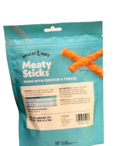 Wiggles and Wags Soft Chews Chicken & Cheese Sticks 1-Pack