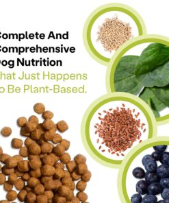 Wild Earth Vegan Dry Dog Food Performance Formula | Plant-Based Vegetarian Kibble | Wheat-Free, Allergen-Free, Veterinarian-Developed | Veggie Supreme Flavor, 18lb Bag