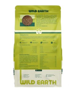 Wild Earth Vegan Dry Dog Food Performance Formula | Plant-Based Vegetarian Kibble | Wheat-Free, Allergen-Free, Veterinarian-Developed | Veggie Supreme Flavor, 18lb Bag