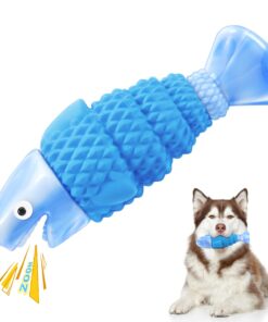 WinTour Tough Dog Toys for Aggressive Chewers, Dog Chew Toys for Large Dogs, Turkey Indestructible Squeaky Dogs Toy to Keep Them Busy