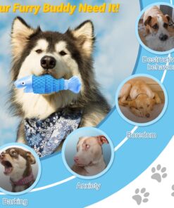 WinTour Tough Dog Toys for Aggressive Chewers, Indestructible Dog Chewers for Medium & Large Breeds, Squeaky Durable Chew Toys to Keep Them Busy, Reduce Boredom, Teeth Cleaning,...