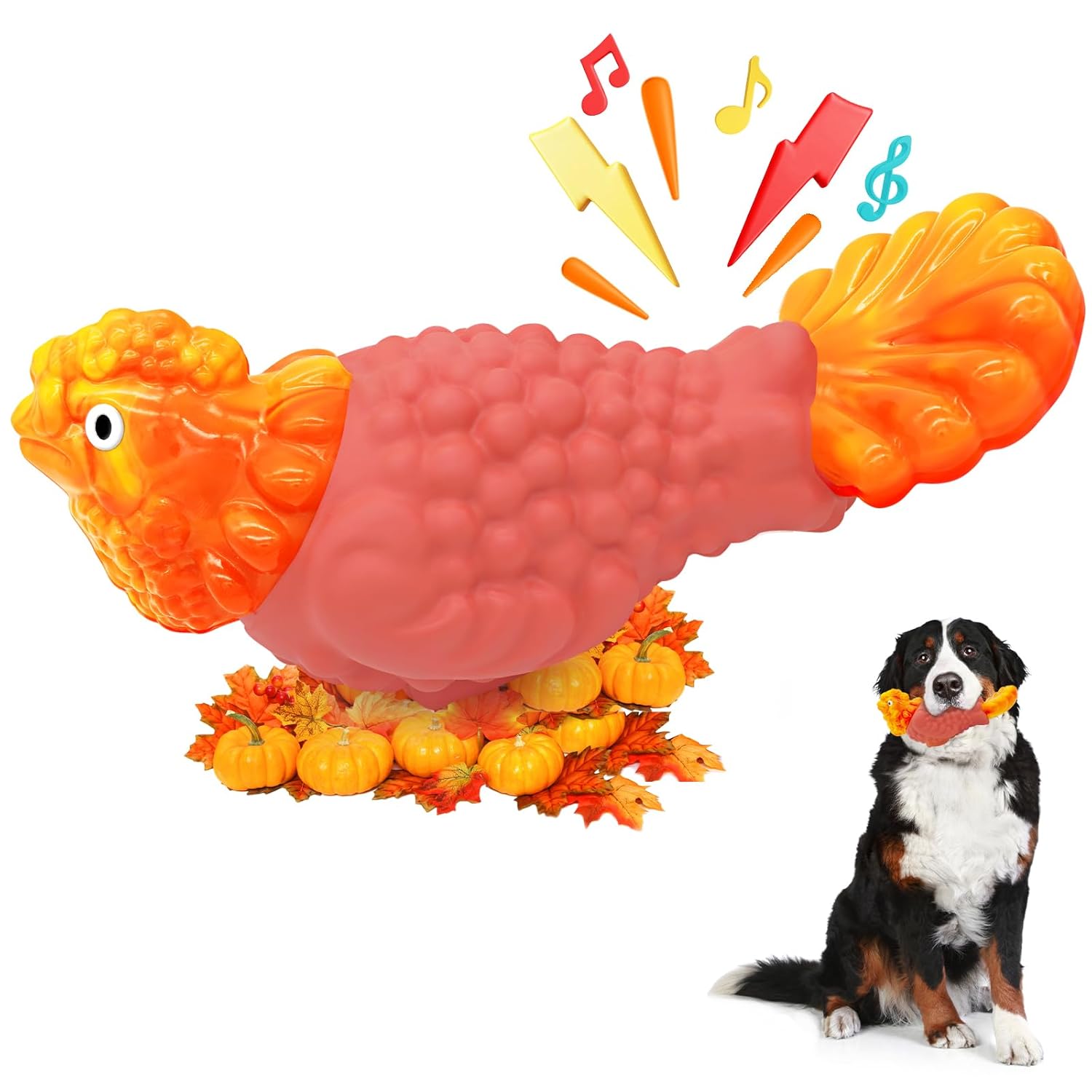 WinTour Tough Dog Toys for Aggressive Chewers, Indestructible Dog Chewers for Medium & Large Breeds, Squeaky Durable Chew Toys to Keep Them Busy, Reduce Boredom, Teeth Cleaning,...