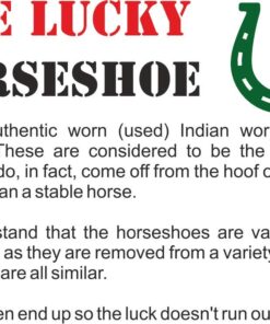 Wonder Care Horseshoe Authentic Used Horseshoe Good Luck Charm Rustic Auspicious Lucky Gift Cast Iron Real Horseshoe for Wall Decorations Prosperity and Fortune