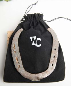 Wonder Care Horseshoe Authentic Used Horseshoe Good Luck Charm Rustic Auspicious Lucky Gift Cast Iron Real Horseshoe for Wall Decorations Prosperity and Fortune