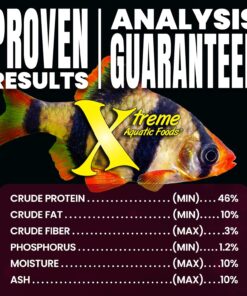 Xtreme Beef Heart Flakes - High Protein, Nutrient-Dense for Tropical & Freshwater Fish, Supports Growth, Color Enhancement, Easy Digestion - Ideal for Discus and Cichlids (3.5oz)