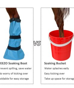 yeezo Hoof Soaking Boot Horse Soaker Hooves Treatment Bag with EVA Pad 1 Pair