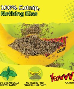 Yeowww! Catnip Toy, Yellow Banana