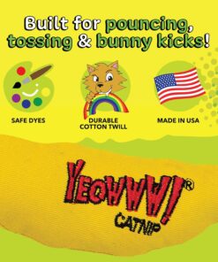 Yeowww! Catnip Toy, Yellow Banana