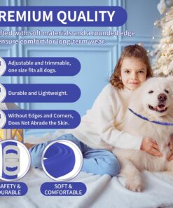 YOTANGO 4 Pack Flea Collar for Dogs, Dog Flea Collar Waterproof, 32 Months Prevention, Dog Fleas and Tick Treatment, Adjustable Fleas and Tick Protection for Dogs Puppy(Blue &...