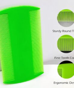 Yumflan Flea Comb, 5 Pack Double Sided Fine Tooth Comb, Pet Grooming Combs Dandruff Removal Combs for Cats Dogs Puppy