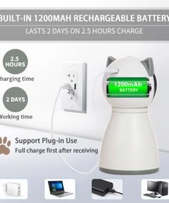 YVE LIFE Laser Cat Toys for Indoor Cats,The 4th Generation Real Random Trajectory Motion Activated Rechargeable Automatic Cat Laser Toy,Interactive Cat Toys for Bored Indoor...