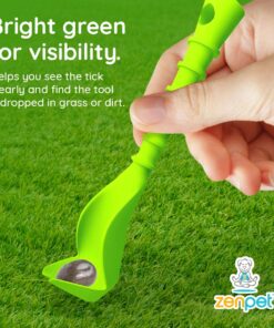 ZenPet Tick Tornado Tick Remover Tool for Dogs, Cats, Horses, Humans (4 Pack) – Safe & Easy Tick Removal, Vet-Approved Grabber Tool for Hiking, Camping, Travel, Lyme Disease &...