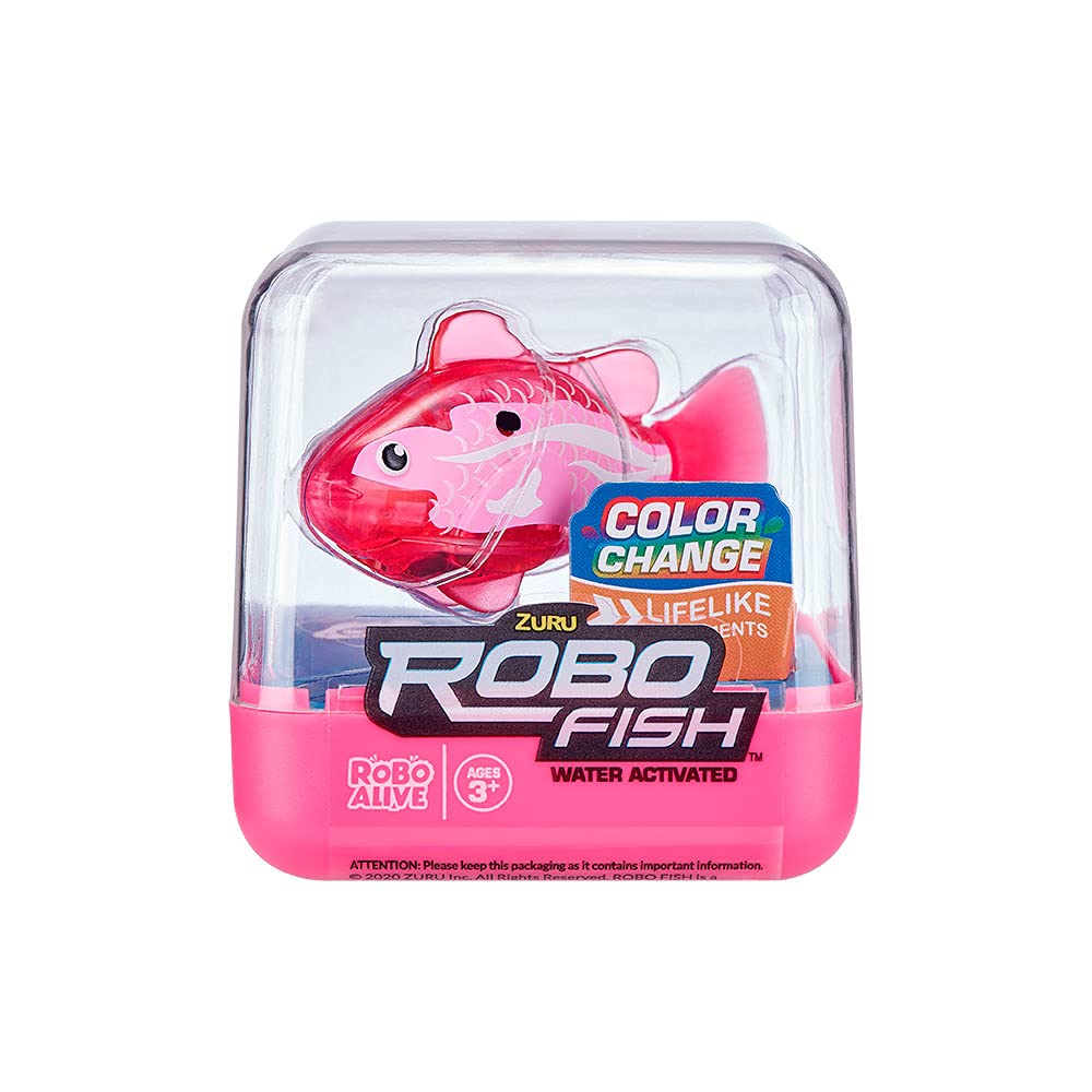 ZURU Robo Single Fish, White, 1 Paquete