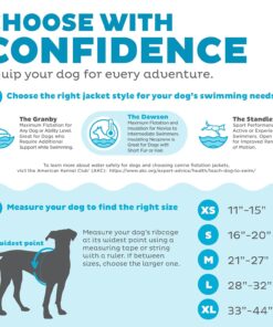 Outward Hound Dawson Swim Red Dog Life Jacket, Medium
