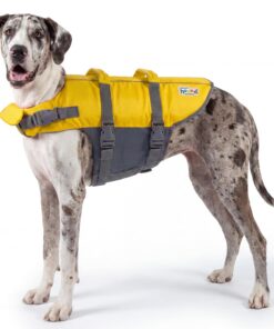Outward Hound Granby Splash Yellow Dog Life Jacket, Large