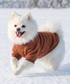 3 Pack Dog Sweaters for Small Dogs Girl Boy Winter Fleece Clothes Warm Soft Dog Sweatshirt Outfit for Dogs Cats Pet Apparel