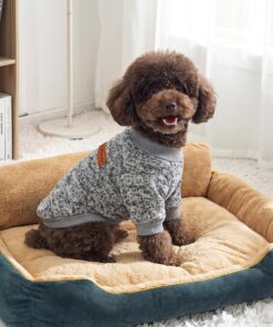 3 Pack Dog Sweaters for Small Dogs Girl Boy Winter Fleece Clothes Warm Soft Dog Sweatshirt Outfit for Dogs Cats Pet Apparel