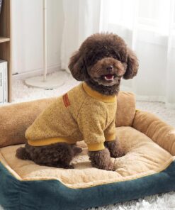 3 Pack Dog Sweaters for Small Dogs Girl Boy Winter Fleece Clothes Warm Soft Dog Sweatshirt Outfit for Dogs Cats Pet Apparel
