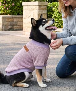 2 Pack Dog Sweaters for Small Dogs Girl Boy Winter Fleece Clothes Warm Soft Dog Sweatshirt Outfit for Dogs Cats Pet Apparel